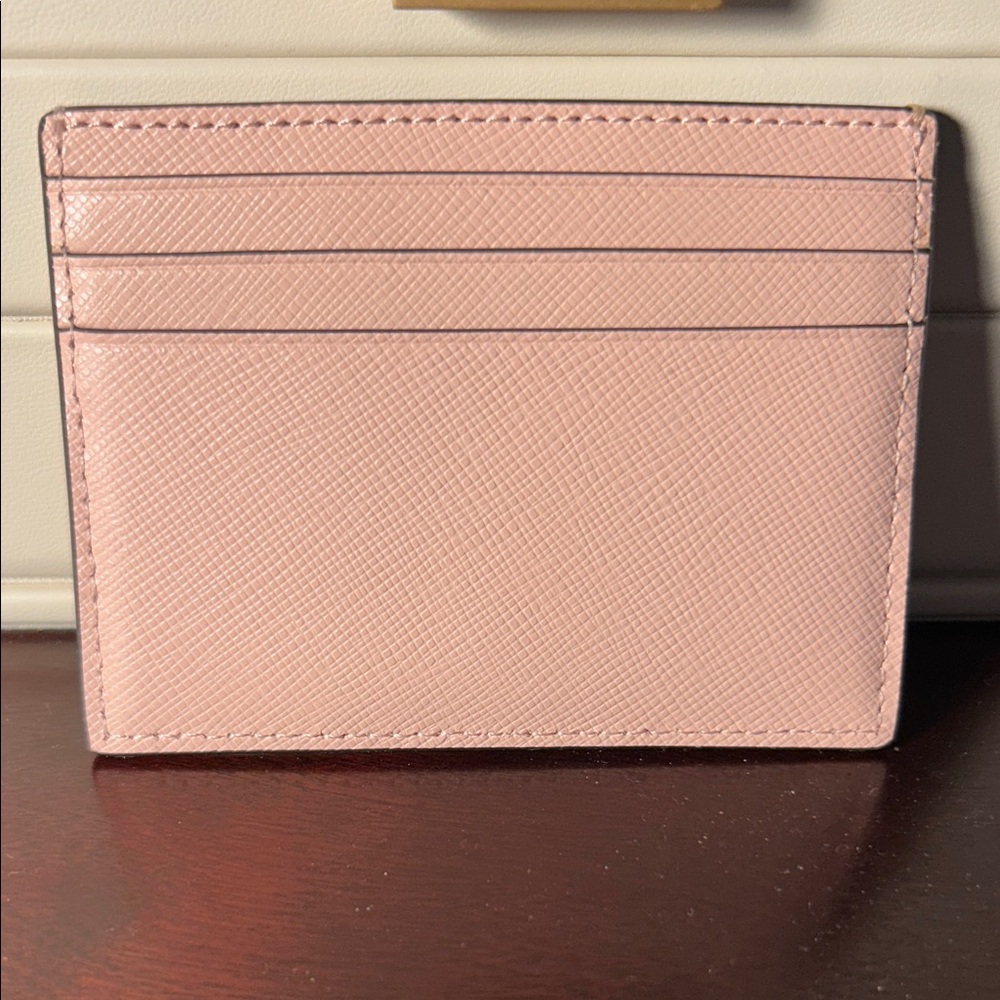 Kate Spade Pink Leather Card Case - Picture 2 of 3